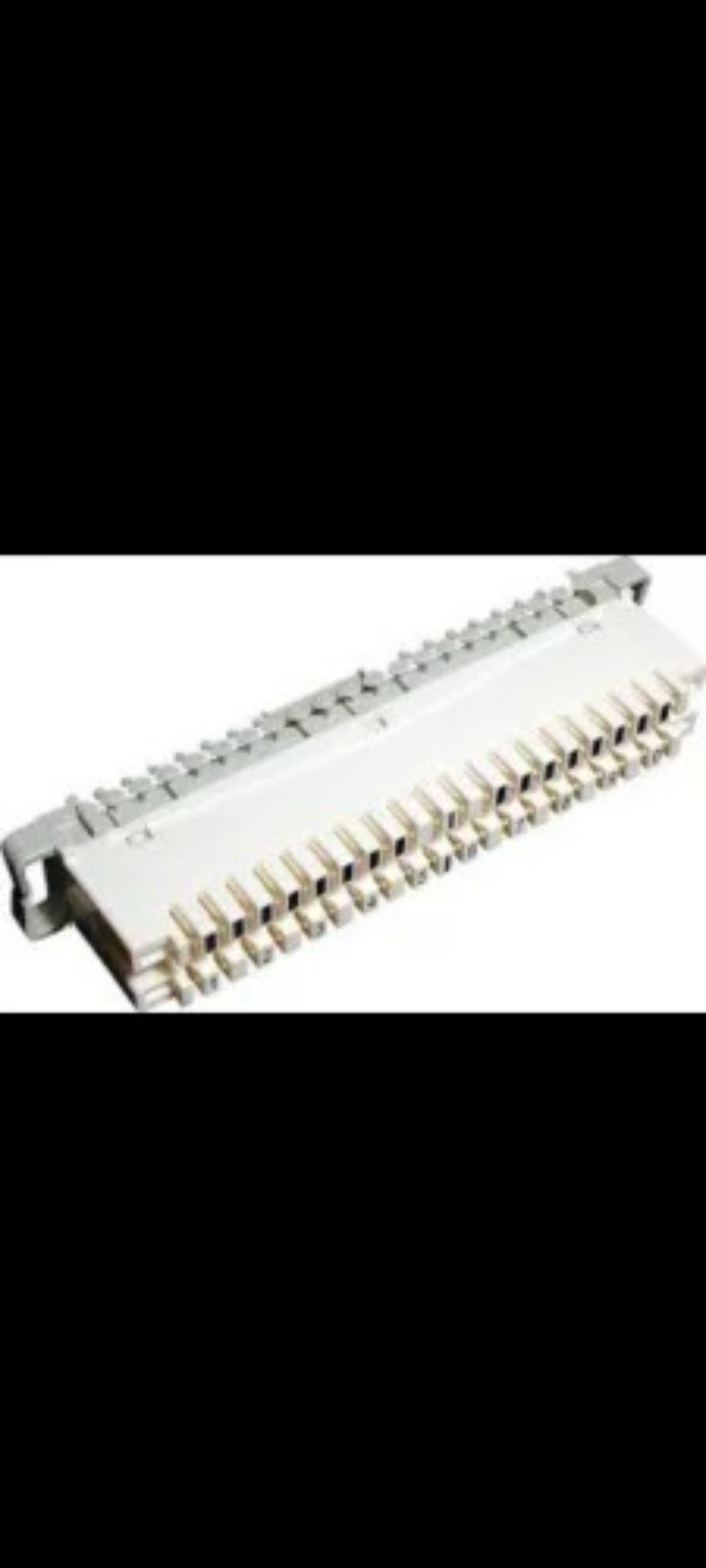 Krone 10 Pair Connection Module - Abs Material, Port 10 Pair, Internal Diameter Connection Wire 0.4-0.6mm, White Color | Function Enabled