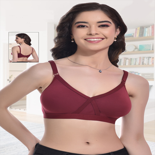 Norway Crossbelt Bra - Cotton, Size 32-44, Various Colors | Padded Design, Soft and Stretchy Fabric, Ideal for Summer Wear