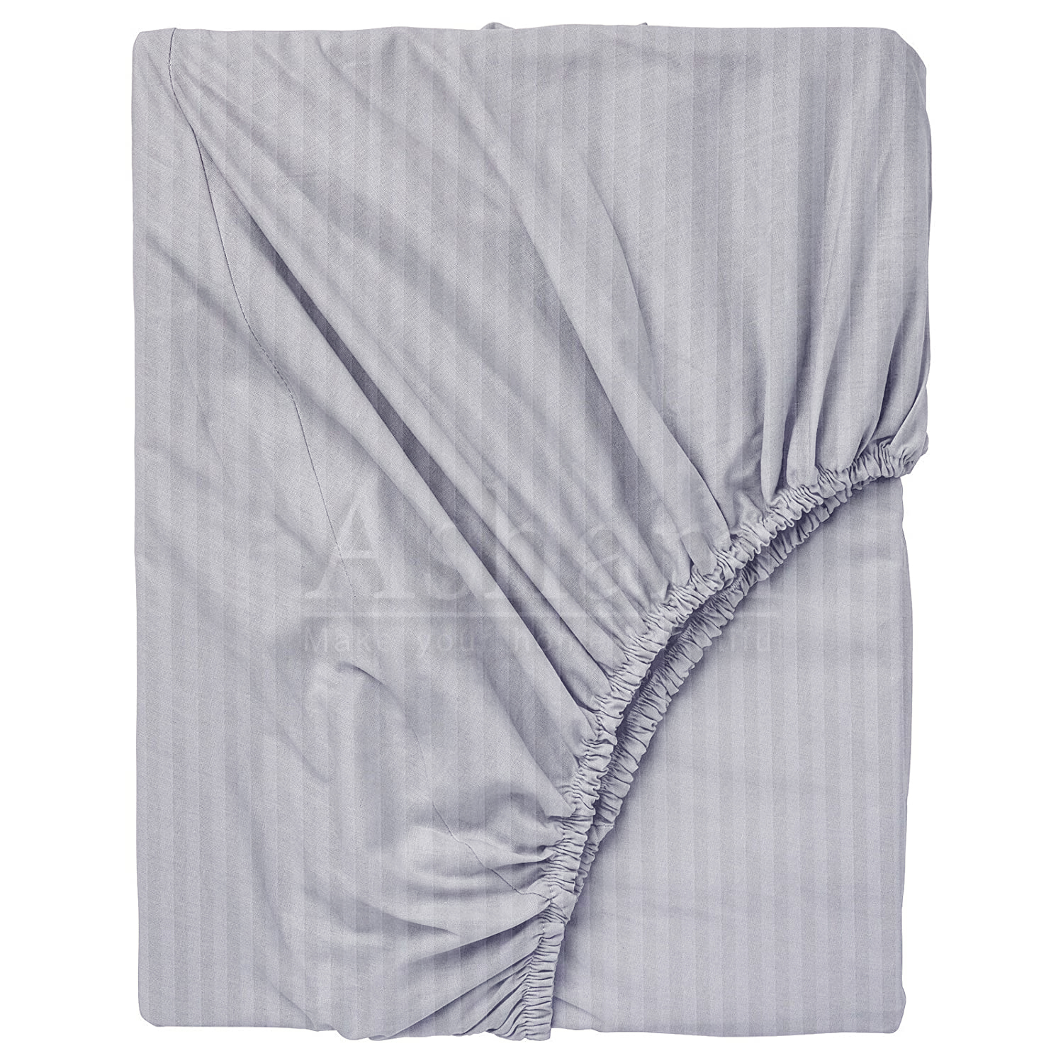 All Satin Stripe Fitted Bed Sheet