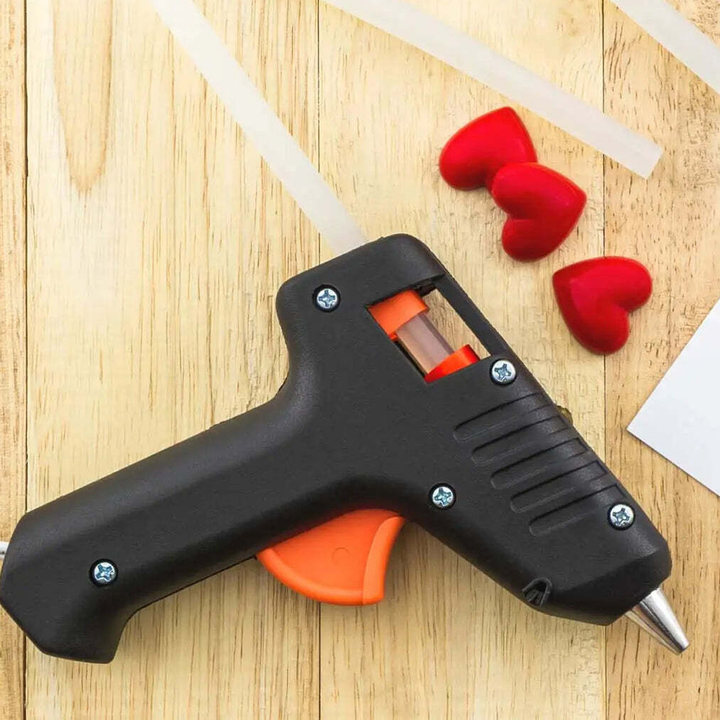 Black / Multi Professional Hot Melt Glue Gun With Rapid Heating And Quick Melt Glue Gun For Multiuse (0557a)