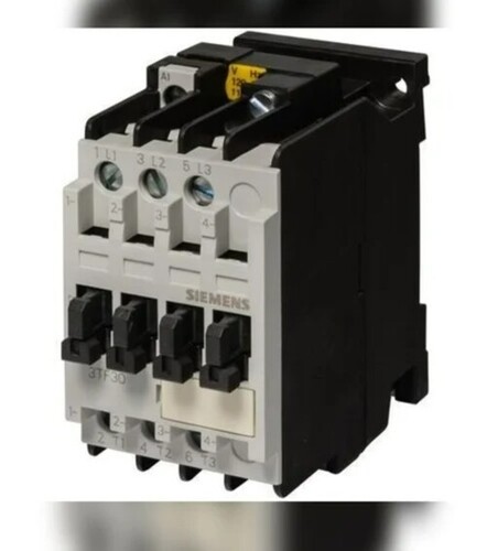 Siemens Contactor - 3 Poles, 15 Amp Switching Current, 240 Volt Voltage | Black Color, Din Rail Mounting Type