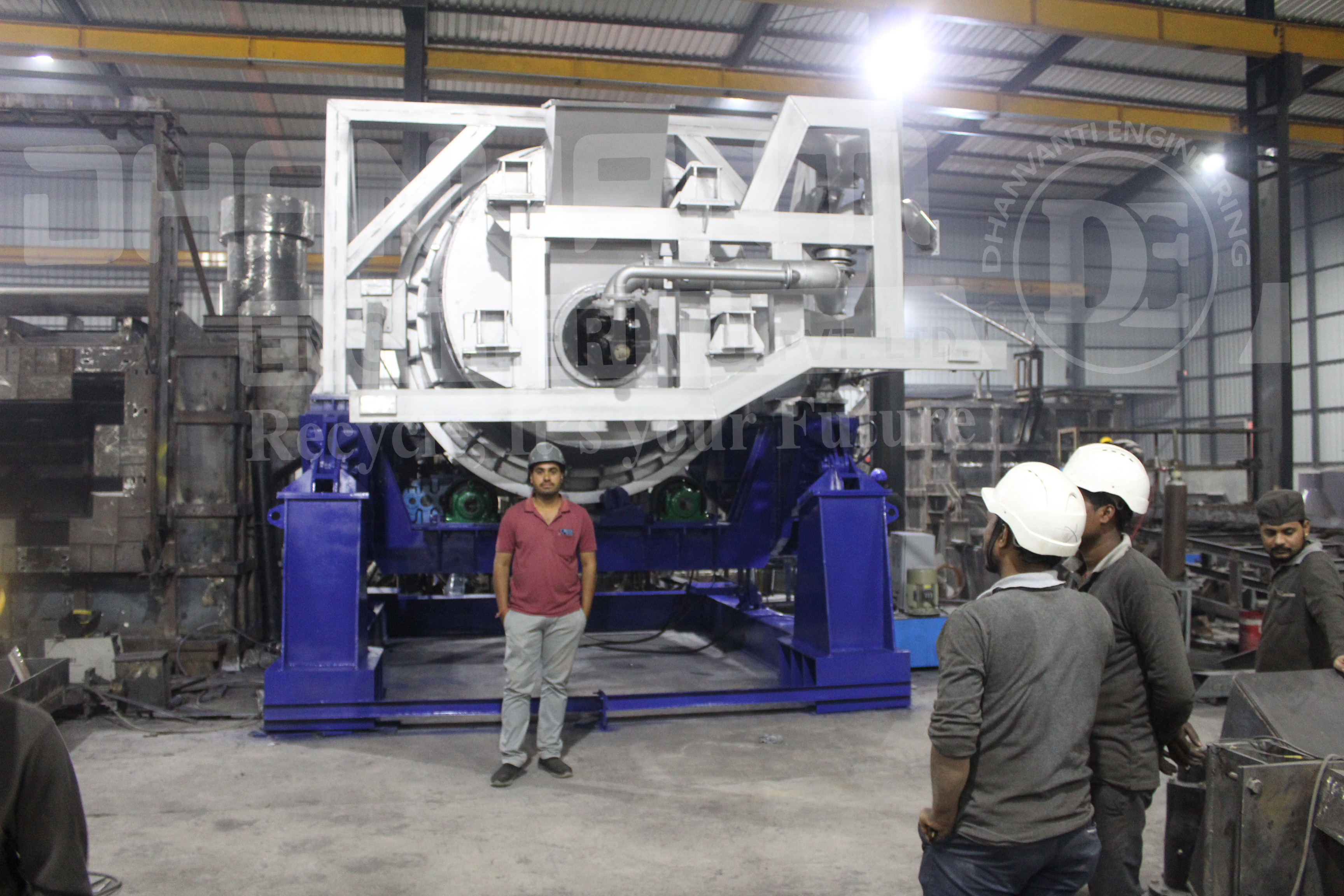 Tilting Rotary Furnace - Application: For Aluminium Melting