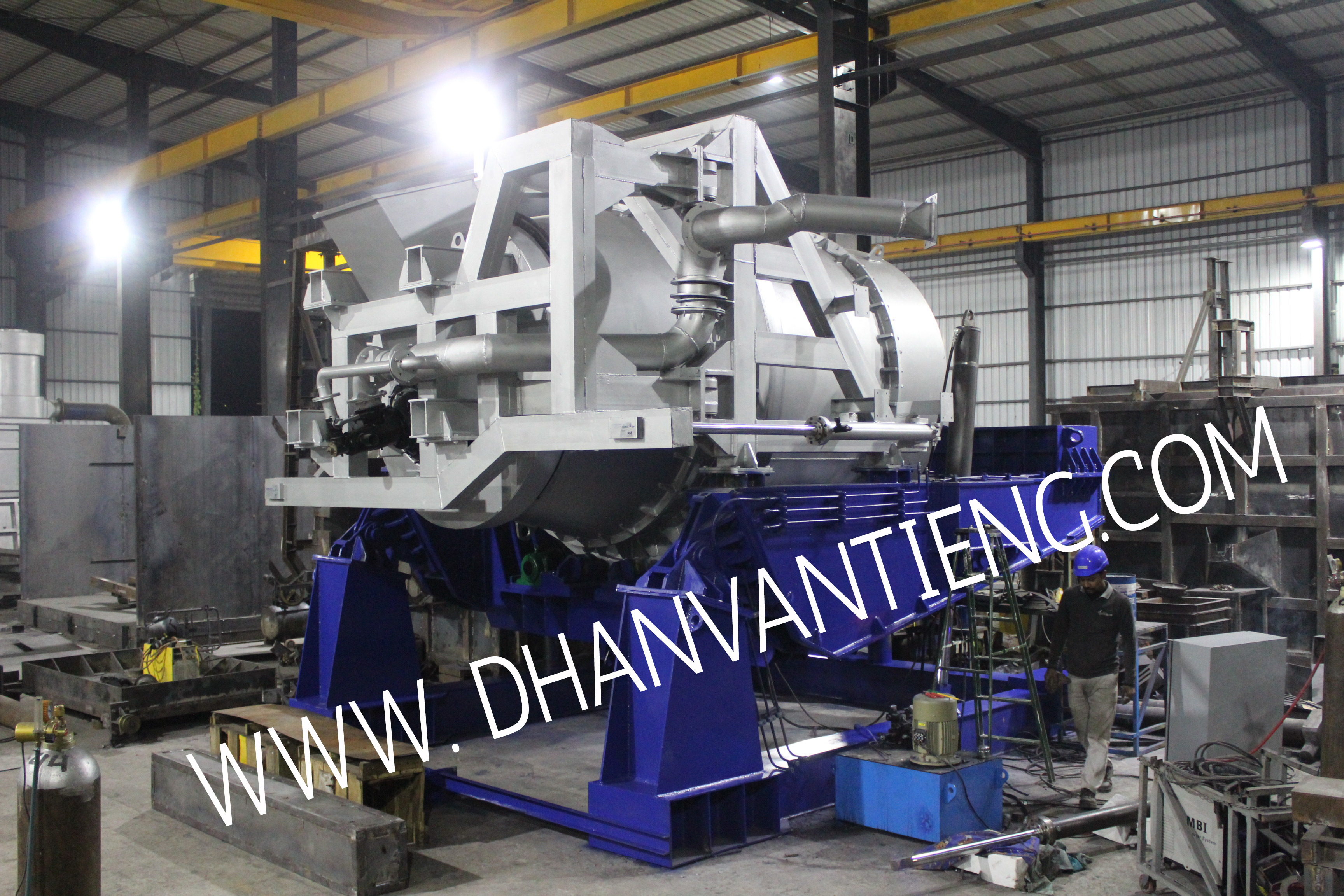 Tilting Rotary Furnace - Application: For Aluminium Melting