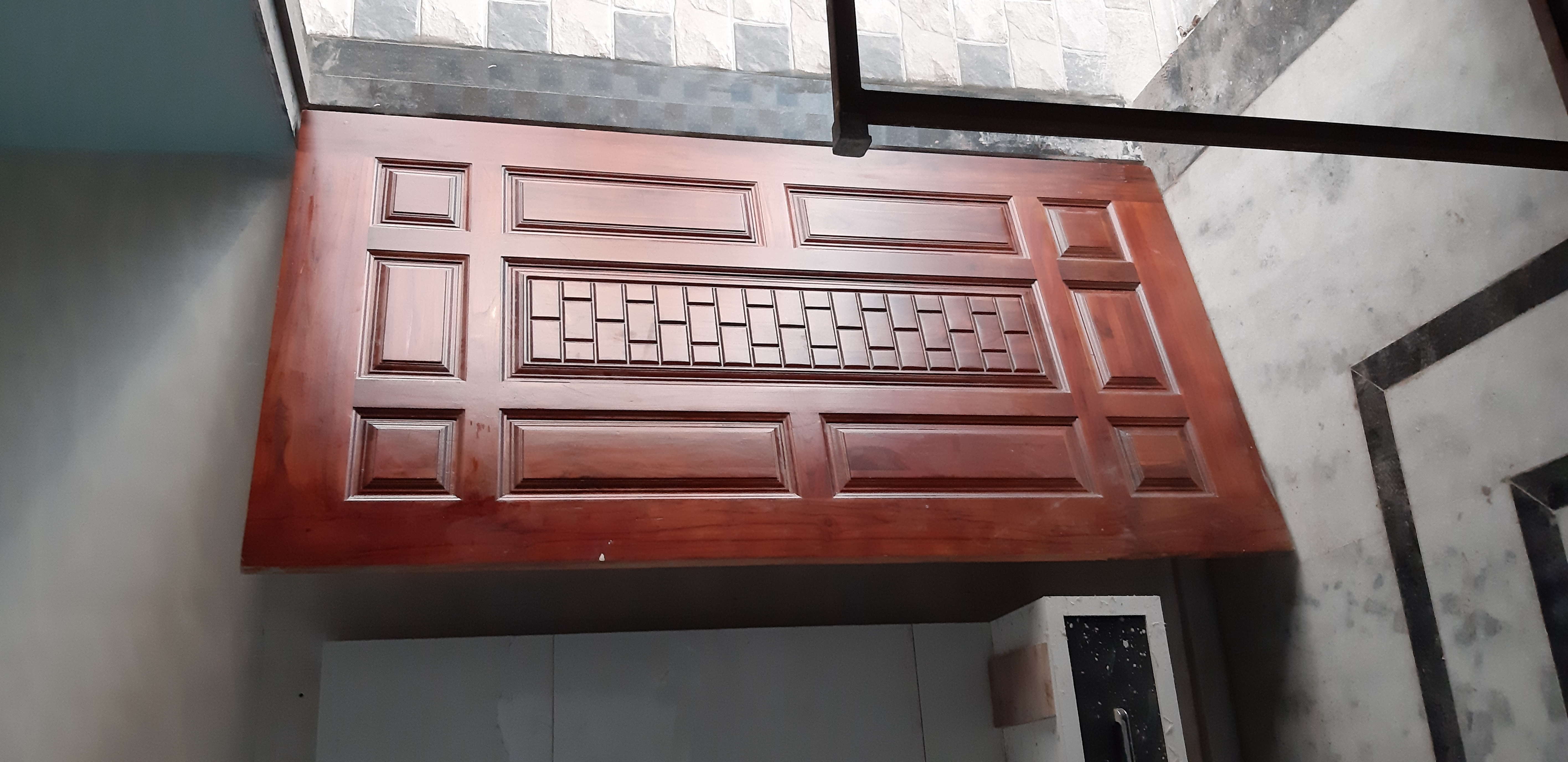 Teak Wood Pooja Door Application: Residential
