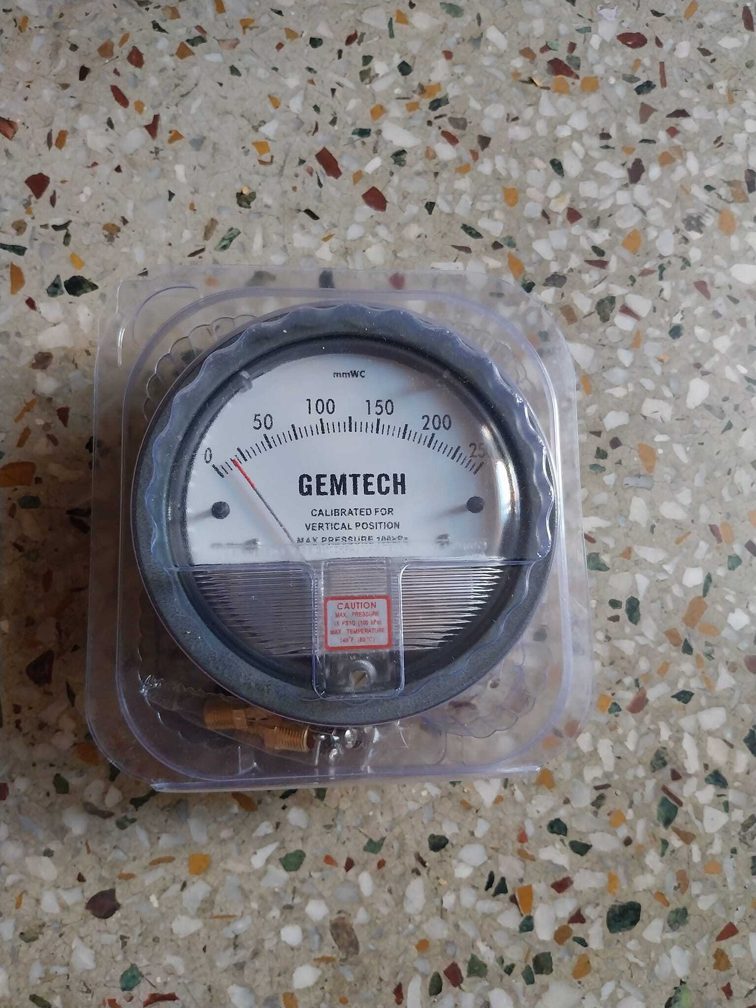 Gemtech Differential Pressure Gauge Supplier In Julana Haryana Accuracy: A 2% (-Ha Model A 1) Of Fs (A 3% (-Ha A 1.5%) On -0
