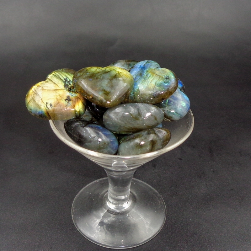 Natural Gemstone Labradorite Sphere Round Shaped Crystals Grade: Top