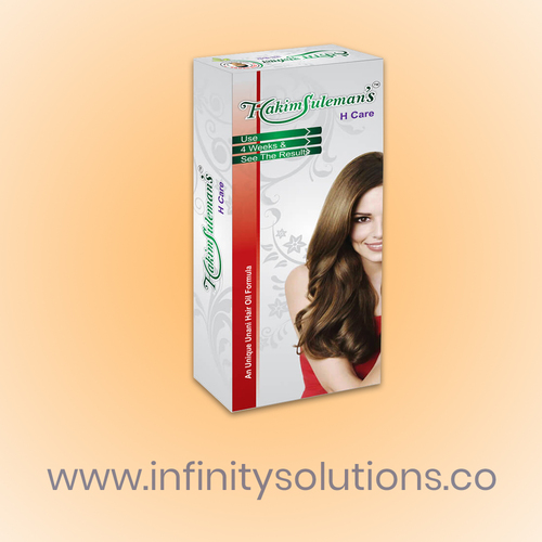 हेयर ऑयल प्रिंटेड पैकेजिंग बॉक्स