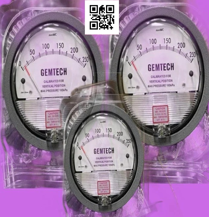 Gemtech Differential Pressure Gauge Supplier In Ajmeri Gate Delhi Accuracy: A 2% (-Ha Model A 1) Of Fs (A 3% (-Ha A 1.5%) On -0