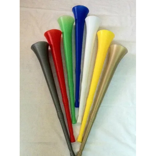 Plastic Vuvuzela - Plastic Material, 2 Feet Size, Multiple Color Options | High Quality, Lightweight, Easy To Carry, Ideal For Sporting Events