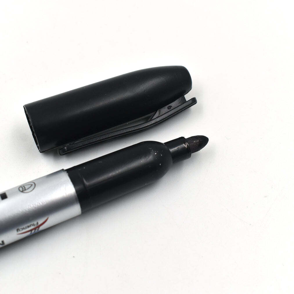 Black Marker Set - 10 Pieces, 14 X 9 X 4 Cm | Versatile Application For School, College And Official Use, Multi-purpose For Studies And Teaching