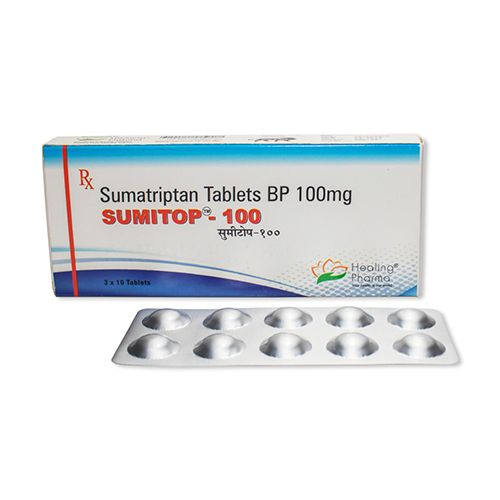 Sumitop 100mg Sumatriptan Tablets Bp Recommended For: Doctor