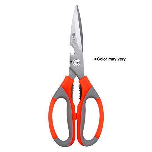 Multipurpose Kitchen/household/garden Scissor (0561) - Stainless Steel, 8.5-inch Total Length, Multi-color | Versatile Use For Home And Garden Tasks