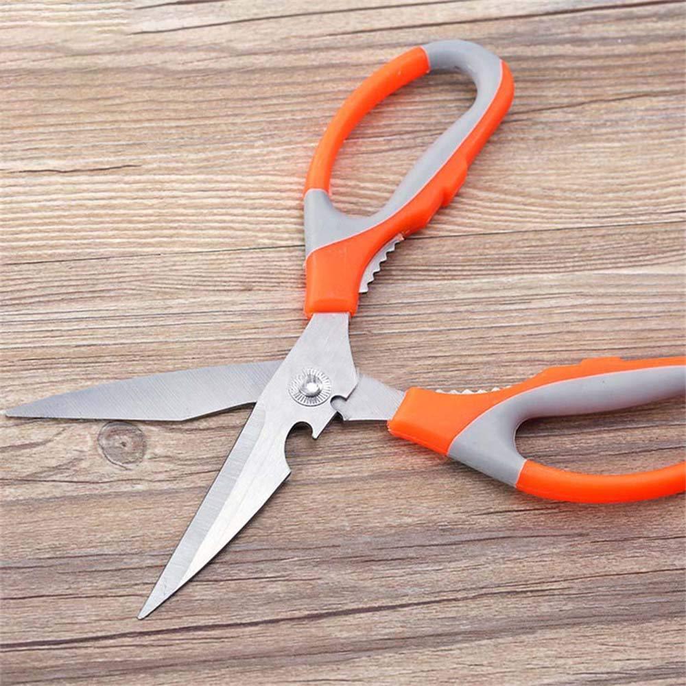 Multipurpose Kitchen/household/garden Scissor (0561) - Stainless Steel, 8.5-inch Total Length, Multi-color | Versatile Use For Home And Garden Tasks