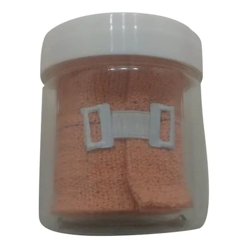 6cm Cotton Crepe Bandages - 3.50m Length, Steel Hook Closure, 1 Clip Included | Reusable, Roll Form, External Use