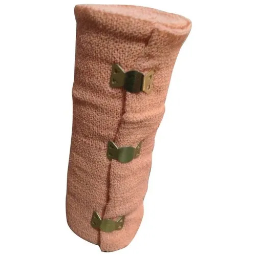 Plain Brown Crepe Bandages - Cotton, Different Sizes Available | Portable, Reusable, Physical Form: Roll, Use Type: External