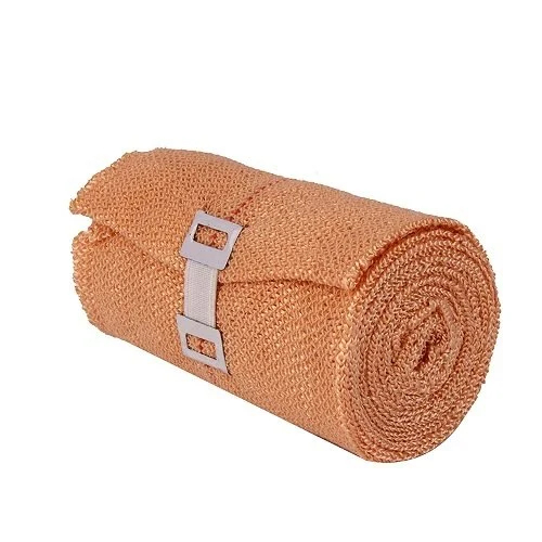 Plain Brown Crepe Bandages - Cotton, Different Sizes Available | Portable, Reusable, Physical Form: Roll, Use Type: External