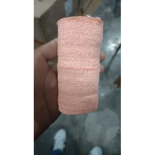 Plain Fabric Crepe Bandage - Cotton Roll, Multiple Sizes Available | Reusable, External Use, Ideal For First Aid Applications
