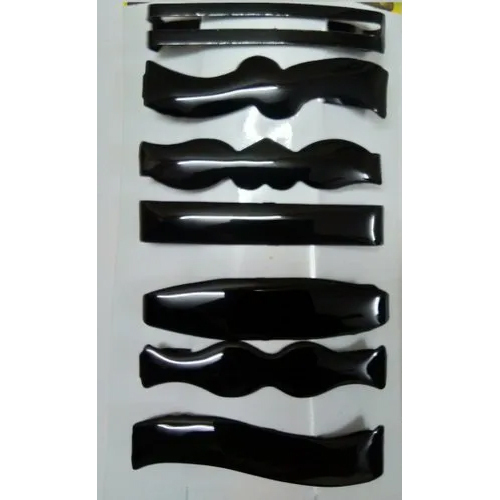 Lb Lock Barrette Black Clip - Metal Material, Various Sizes | Ideal For Women, Hinged Locking Mechanism, Teeth Grip Design