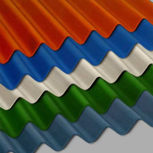 Colour Coated Roofing Sheet - Stainless Steel, Various Sizes Available | Weather-Resistant, Fade and Peel Resistant, Lightweight, Durable