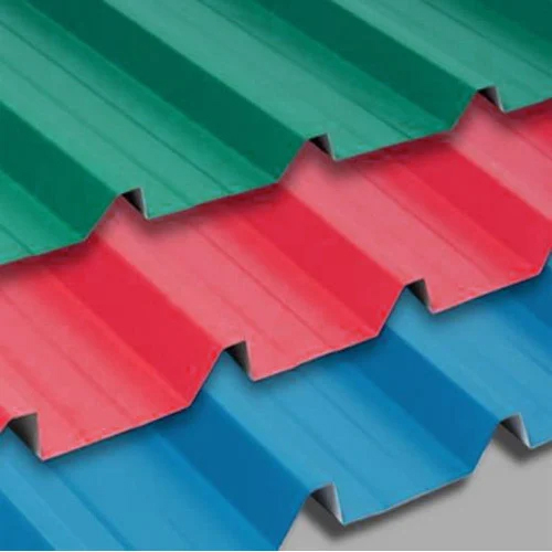 0.50 MM PPGI Roofing Sheet - Stainless Steel, Lightweight Design | Weather-Resistant, Corrosion-Proof, Plain Pattern, Easy Installation