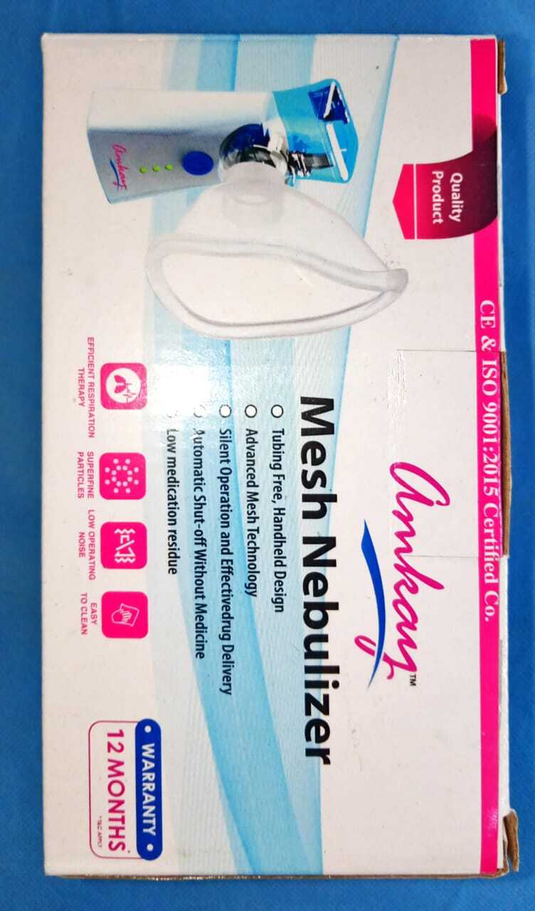 Mesh Nebulizer - Durable Plastic, 54*66*120 Mm, White | Automatic, Portable, 3w Power Consumption, 30 Db Noise Level, Real-time Operation