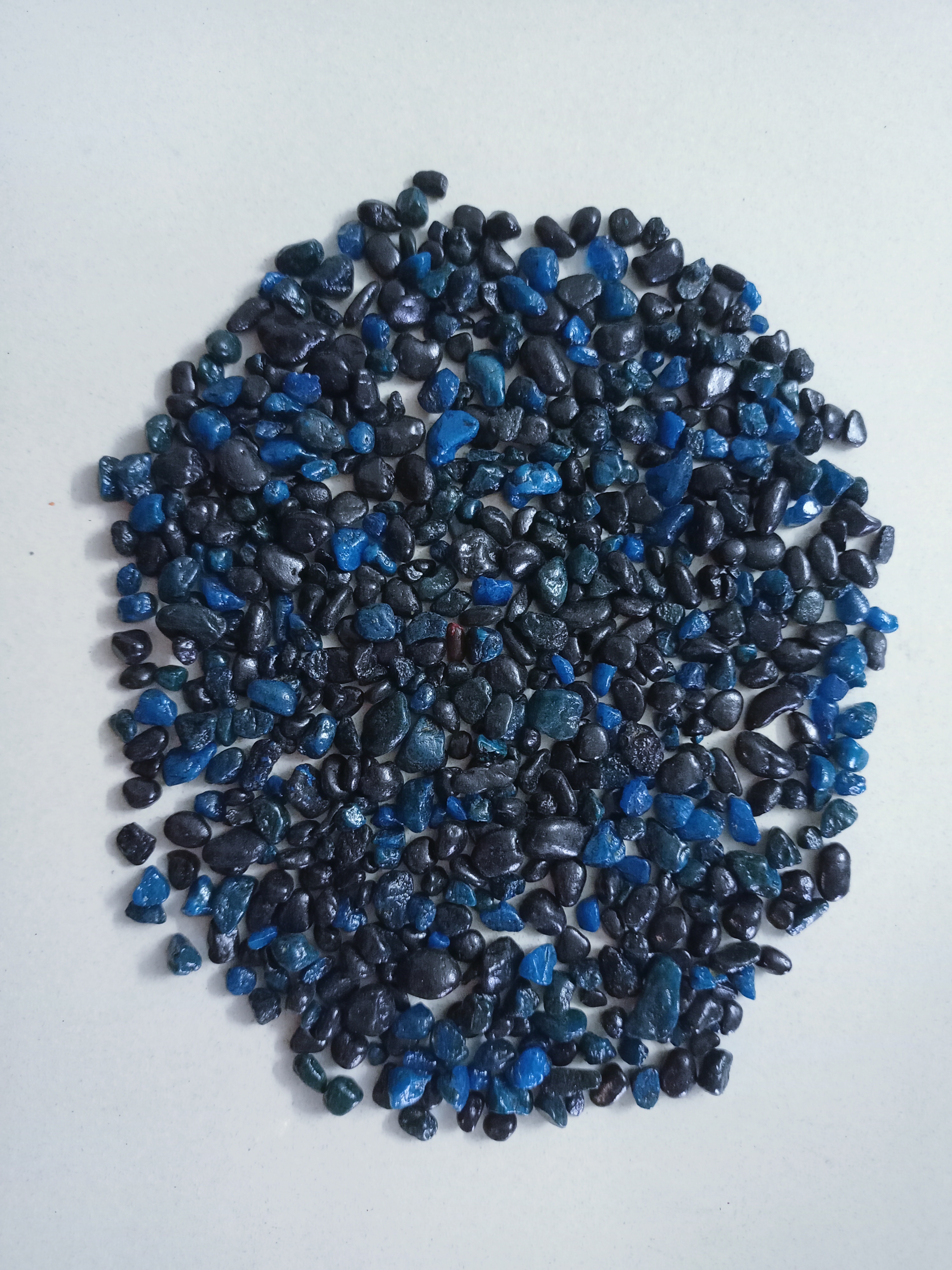 Round Smooth Gravels 10 Color Coated Sand And Stone Pebbles For Decoration - Size: 3-6 Mm