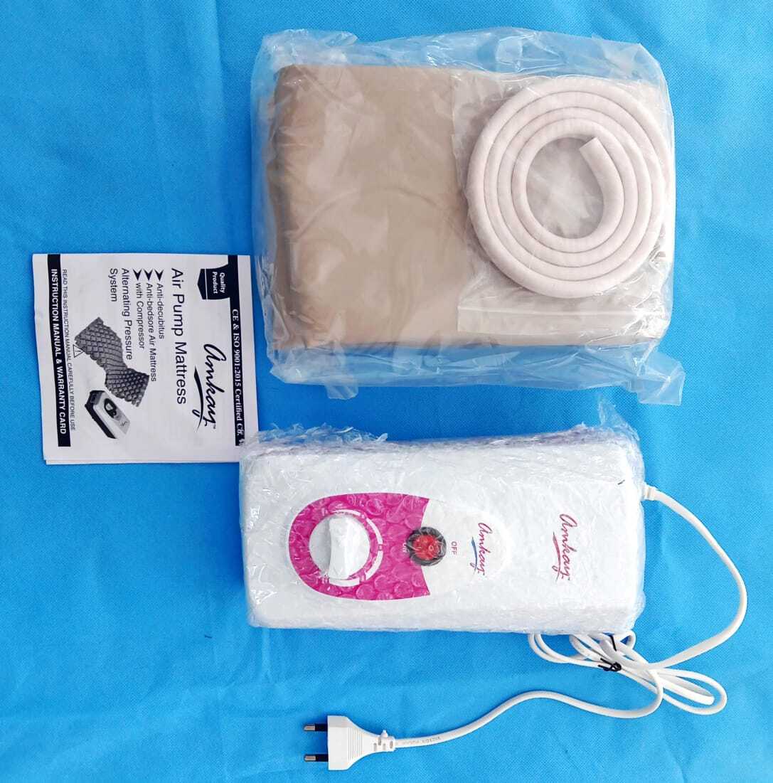 Air Bed Mattress - Durable Plastic, 230 X 110 X 100 Mm, Brown | Automatic, Portable, Wall-mounted, Real-time Operation, Quiet 50 Db