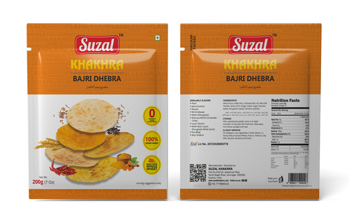 सुजल खाखरा बजरी ढेबरा