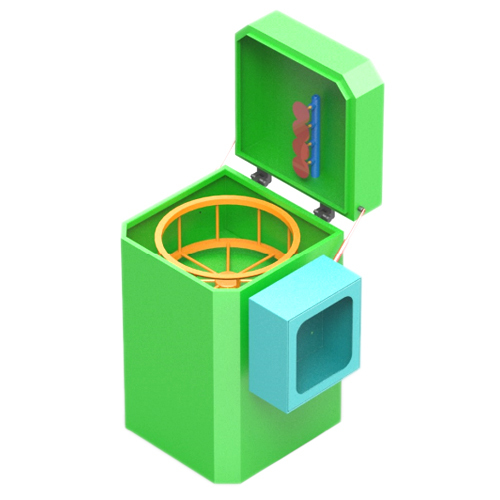 स्वचालित रोटरी बास्केट पार्ट वॉशर