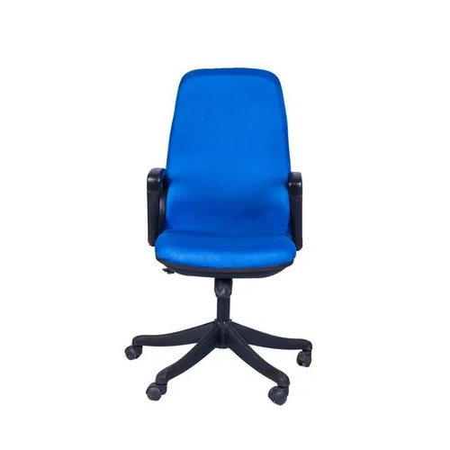 Blue Godrej High Back Revolving Chair