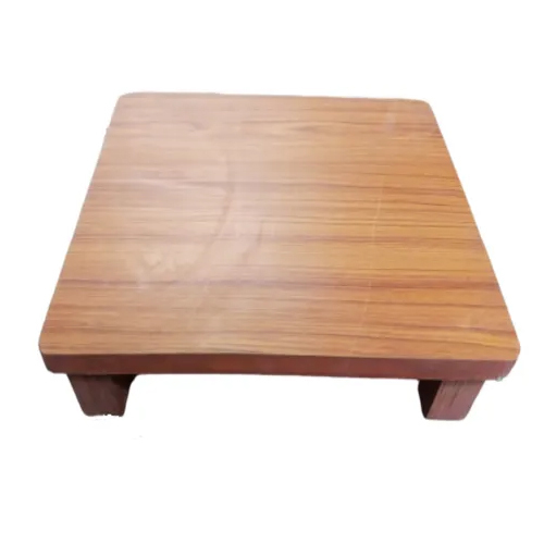 ब्राउन पूजा लकड़ी की चौकी