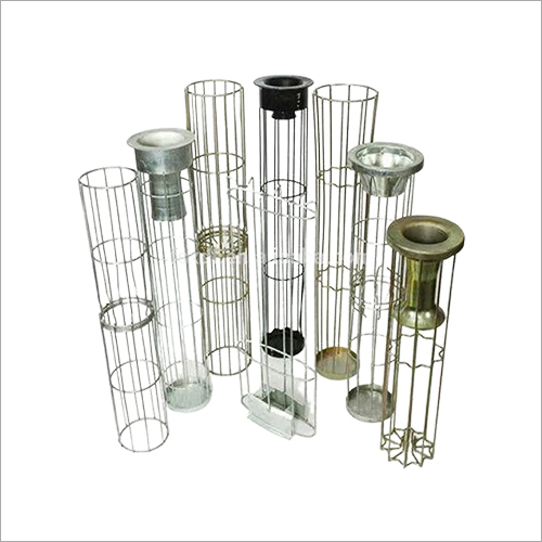 Industrial Filter Bag Cage - Stainless Steel Construction | Silver Color, Ideal for Filters Making