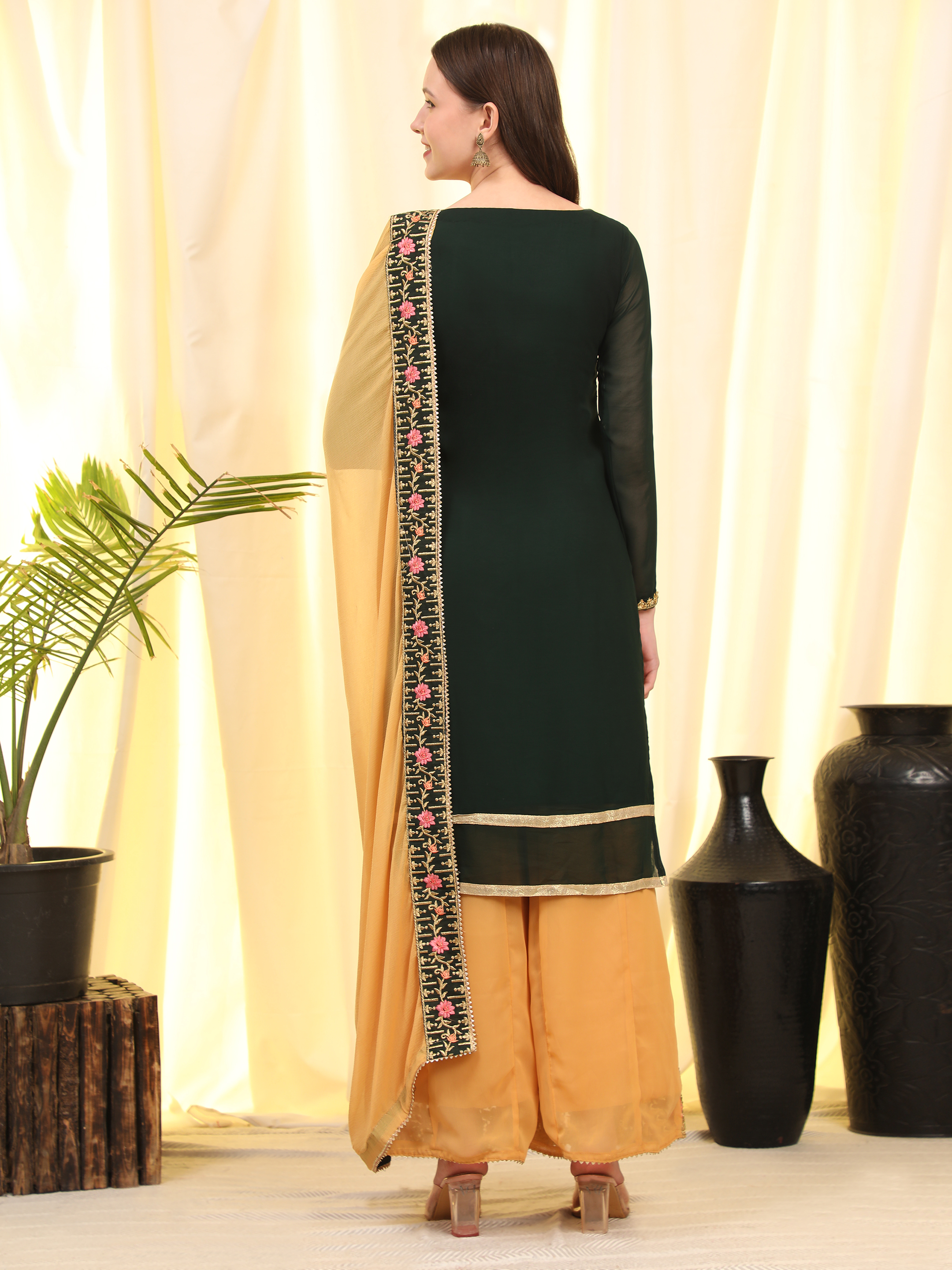 Designer Plazzo Suit