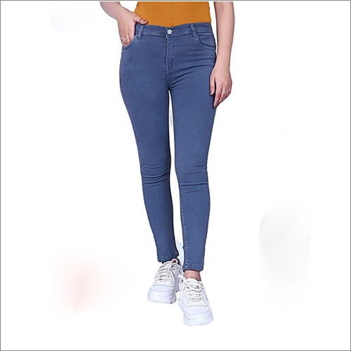 बटन हाई कमर जींस आयु समूह: > 16 वर्ष