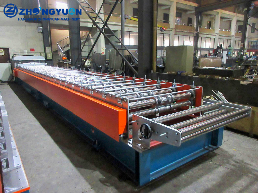 Zinc Corrugated Roofing Sheet Roll Forming Machine - 11.7m X 1.65m X 1.6m, 0.6-0.7mm Color Metal Coils, 7.5kw Electric Motor, Max 35m/min Speed, 24 Month Warranty
