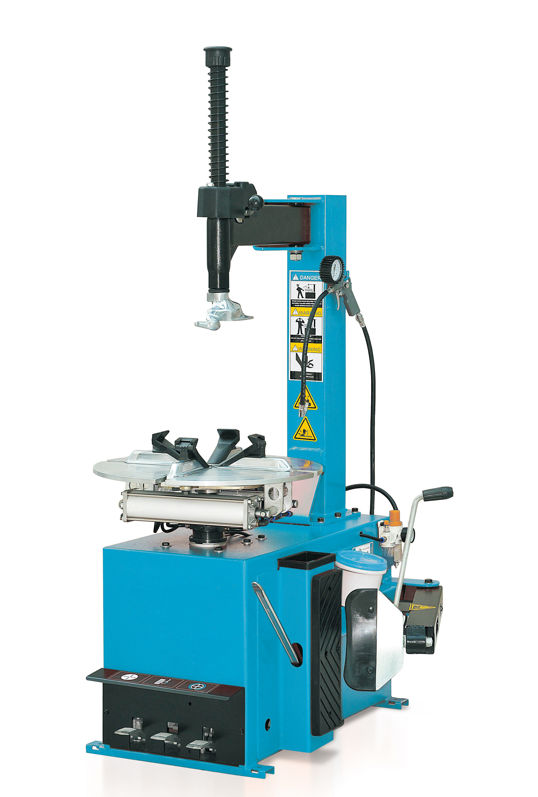 Blue And Red Semi Automatic Tyre Changer Machine