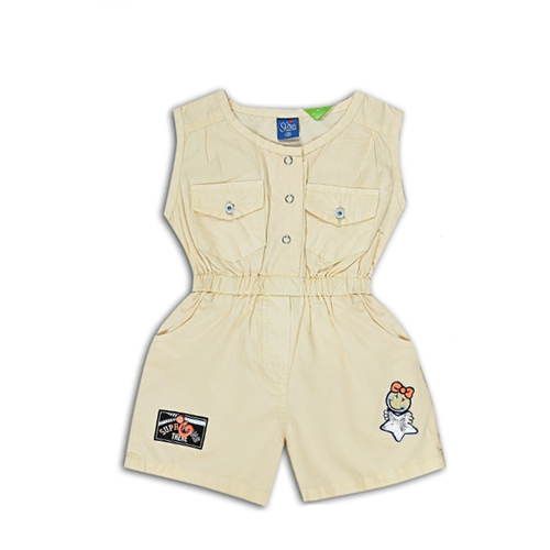 Kids Cotton Dangri - 100% Cotton, Customized Size, Assorted Colors | Comfortable One-piece Outfit With Attached Shorts For Easy Playtime