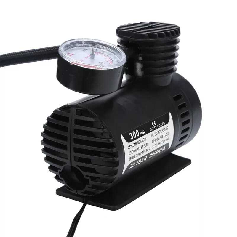 Fast Air Inflation Compressor For Automobile, Tyres, Sporting Goods (250 Psi) (0574) - Dimensions 16x8.5x12.5 Cm, Multi-color, Manual Foot Pump, 375g Weight