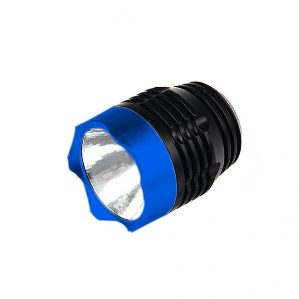Bicycle Front Light Zoomable Led Warning Lamp Torch Headlight Safety Bike Light (0562) - Plastic, 10x5x16 Cm, Multi Color | Round Shape, 160 Grams, Bicycle Headlight / Flash Light