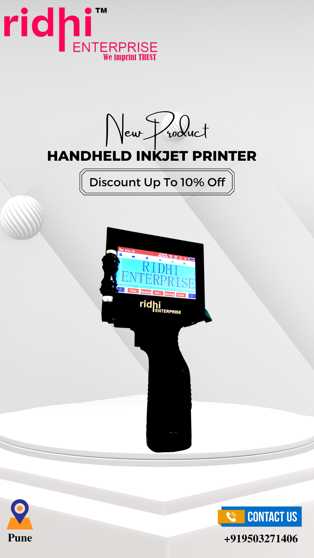 Re Fxd Handheld Inkjet Printer - Automatic Grade: Semi-automatic
