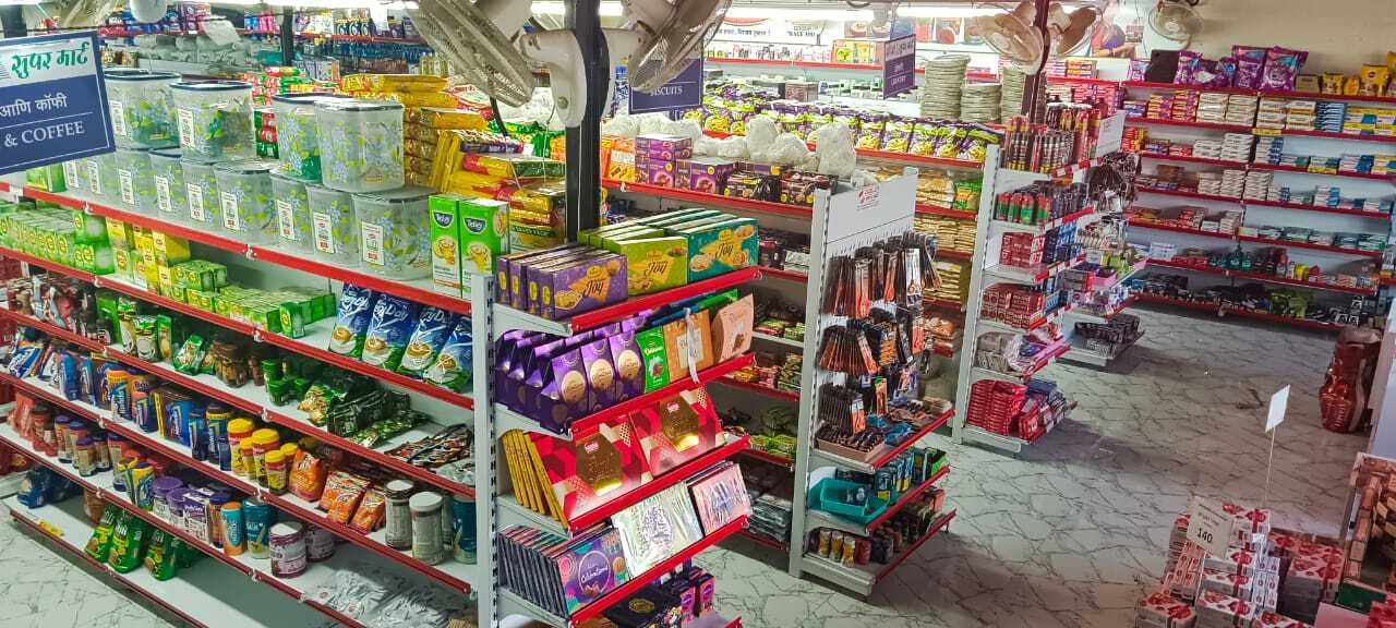 White Supermarket Medical Storage Racks