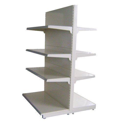 White Supermarket Medical Storage Racks