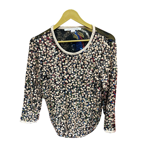 विभिन्न उपलब्ध लेडीज़ सेक्विन टॉप