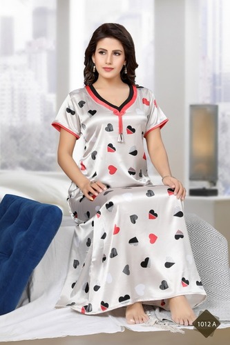 Premium Women Designer Printed Nightwear