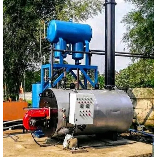 Blue-silver Gas Fired Thermic Fluid Heater