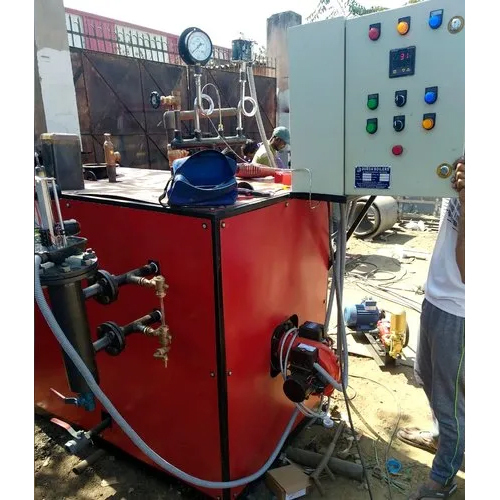 Blue-black Industrial Steam Boiler