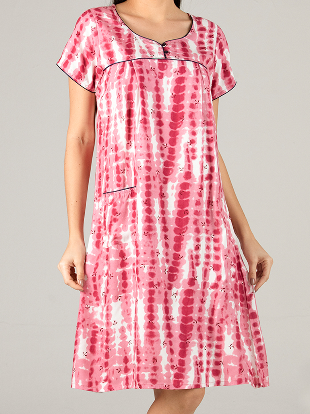 Ladies Short Nighty - Material: Cotton