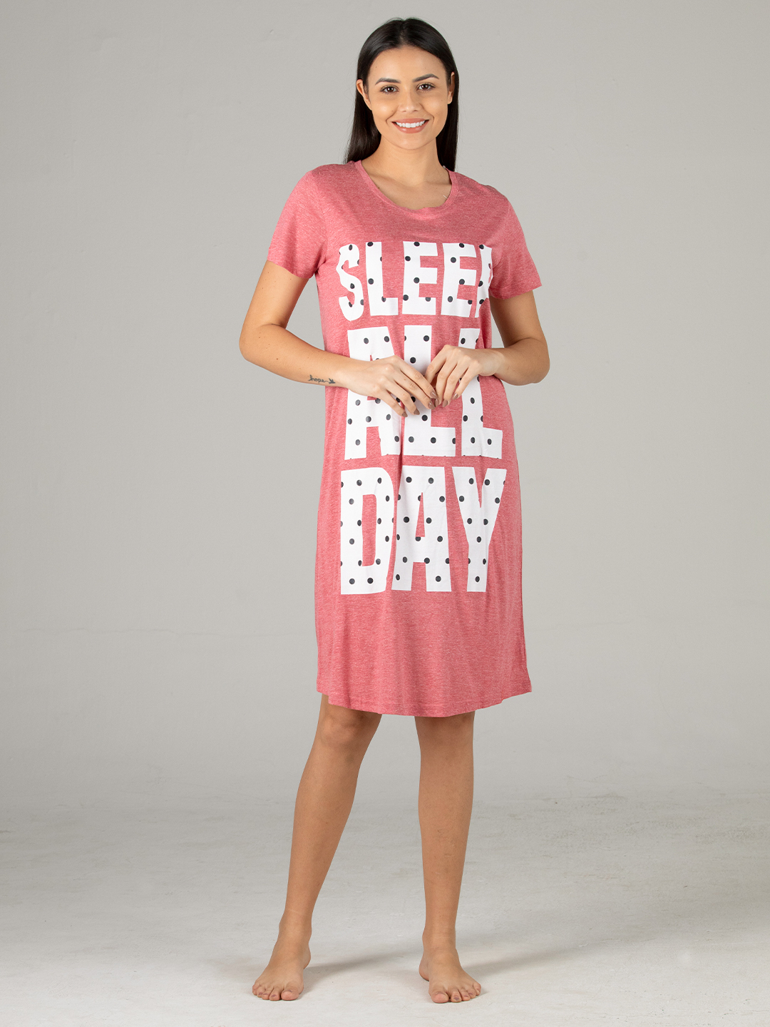 Printed Kaftan - Cotton Material Short Sleeves Design | Casual Style For Comfortable Sleepwear