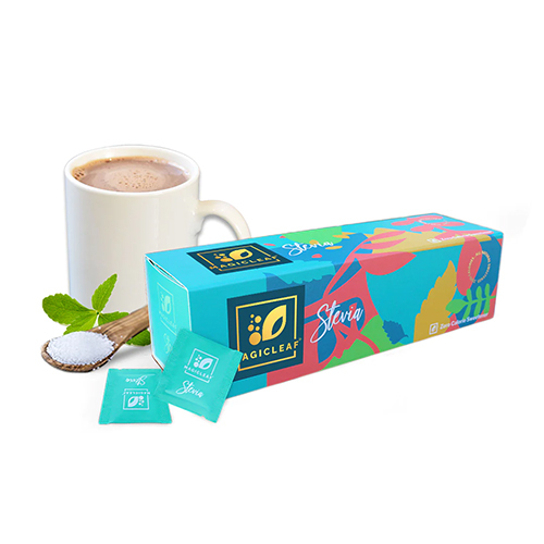 Stevia Powder Sachets - 99% Purity, White Powder Form | Customizable Pack Sizes, Ideal Sugar Substitute for Sweet Dishes & Beverages