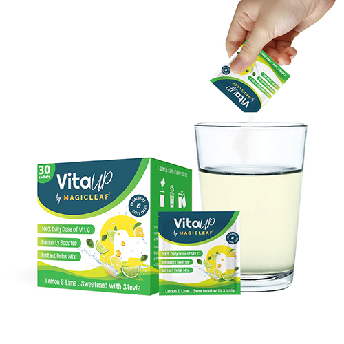 Lemon And Lime Vitamin C Sachets Dosage Form: Powder
